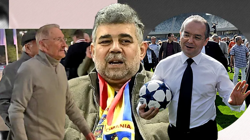 Top 25 politicieni români pe stadion. Cele mai tari poze cu aleșii țării, „la firul ierbii”