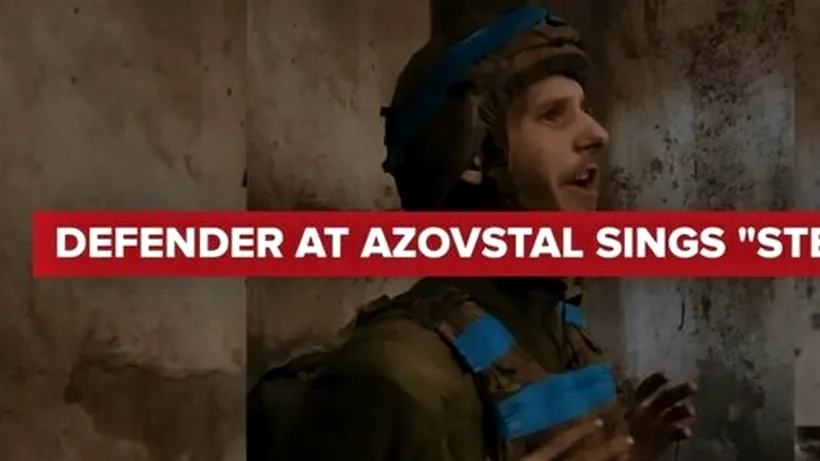 VIDEO | Melodia „Stefania”, câștigătoarea Eurovision 2022, cântată de un soldat în uzina Azovstal