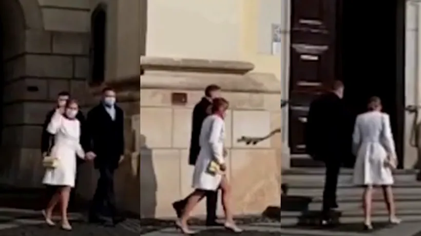 Președintele Klaus Iohannis și soția sa au participat la slujba de Paște la Biserica Romano-Catolică „Sfânta Treime” din Sibiu
