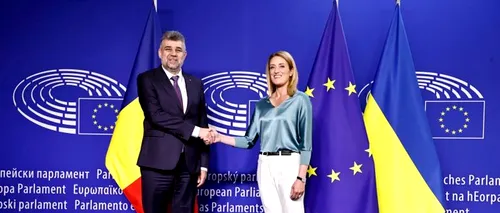 VIDEO | Premierul Marcel Ciolacu s-a întâlnit la Bruxelles cu președinta Parlamentului European, Roberta Metsola