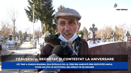 GÂNDUL VOX POPULI. Câți români își mai amintesc de 26 ianuarie 1918, ziua de naștere a dictatorului Nicolae Ceaușescu (VIDEO)