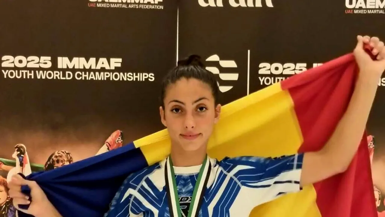 Aur mondial pentru România la Campionatul Mondial de MMA Juniori! Mirela Cojocaru este campioană absolută la Abu Dhabi