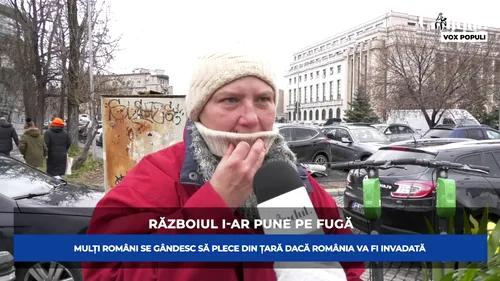 GÂNDUL VOX POPULI. Unde se gândesc românii să plece și ce și-ar lua în bagaje, în caz de război (VIDEO)