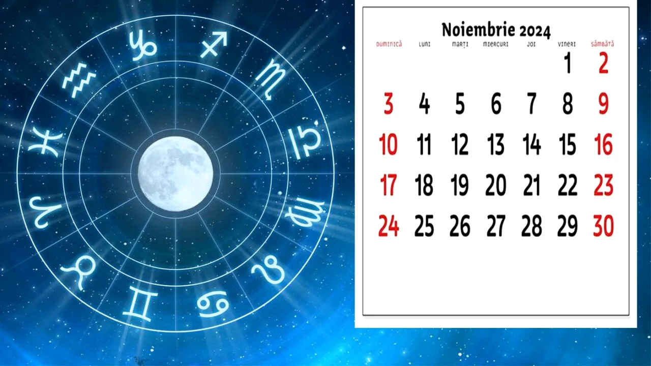 Cele mai norocoase și cele mai ghinioniste zile din noiembrie 2024, pentru fiecare ZODIE în parte