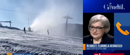 GÂNDUL LIVE. Florinela Georgescu, director ANM: Temperaturile vor continua să scadă. Ar putea ajunge chiar și la -20 de grade noaptea / Cod GALBEN de ger în toată țara!- VIDEO