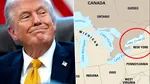Donald Trump vrea să schimbe din nou geografia mondială. După Golful Mexicului, acum este vizat și un mare lac de la granița de nord