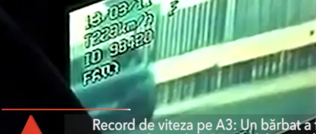 Record de viteză pe Autostrada A3 București-Brașov: 276 km/h