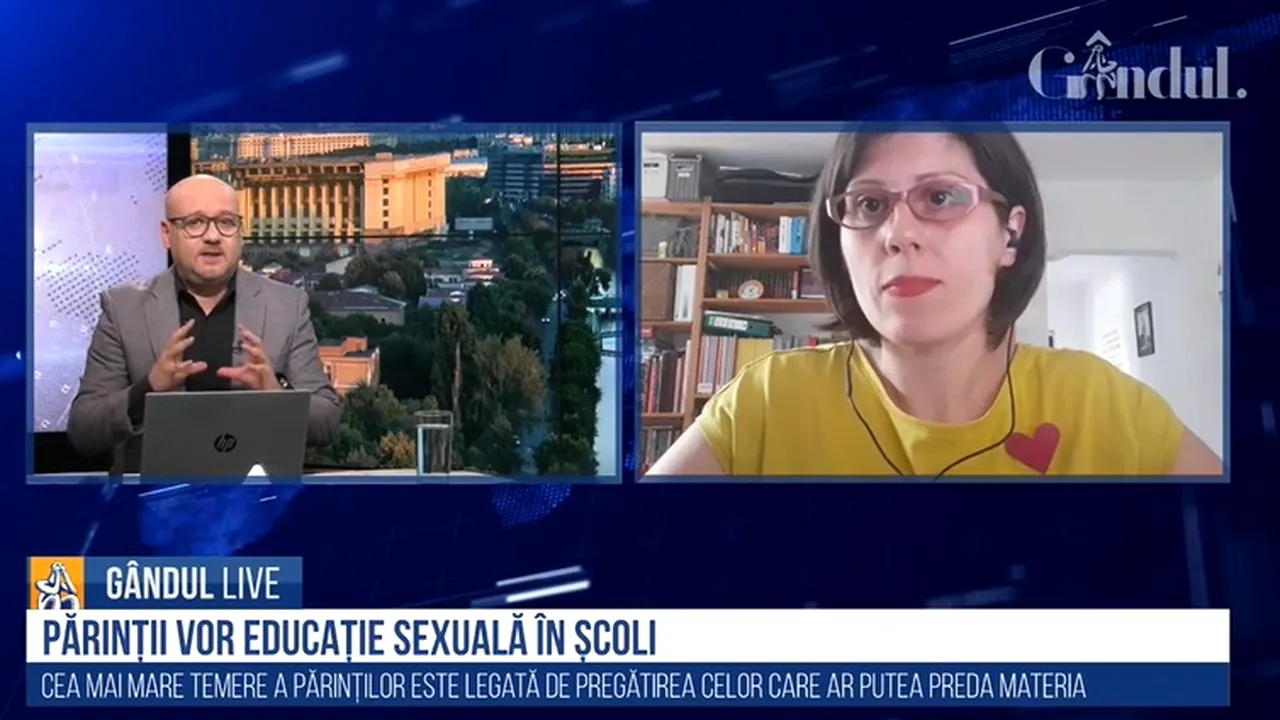 GÂNDUL LIVE. Marinela Panaite, Asociația Dream Project. Marea problemă a modificării legislative privind educația sexuală, accesul restrâs la informații pentru tinerii și copii din mediul rural