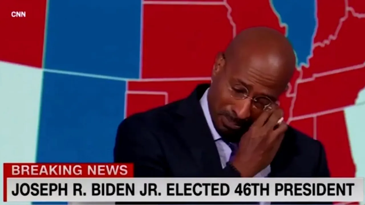 REZULTATE ALEGERI SUA. Un prezentator CNN, în lacrimi în direct la TV după victoria lui Biden: „Acum e mai ușor să fii părinte, să fii tată, să fii musulman în țara asta!” - VIDEO