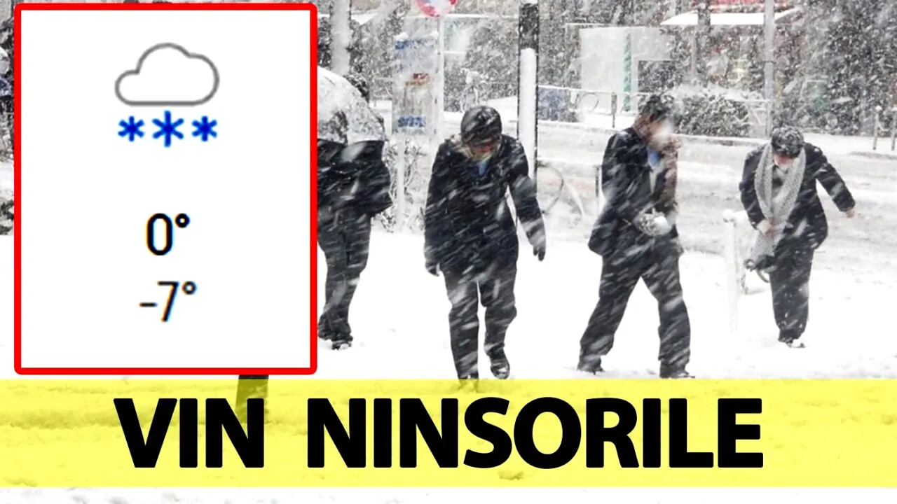 Vin ninsorile în ianuarie 2024 în România. Pe ce dată exactă vine iarna în București, cu adevărat, potrivit meteorologilor Accuweather