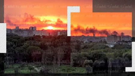 Un incendiu a MISTUIT o hală dezafectată din Nordul Capitalei, în zona Spitalului Fundeni. Nu au fost raportate victime