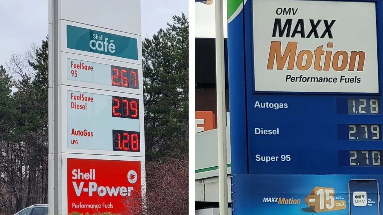 Cât costă 1 litru de MOTORINĂ în Bulgaria. Imagini realizate de un șofer român