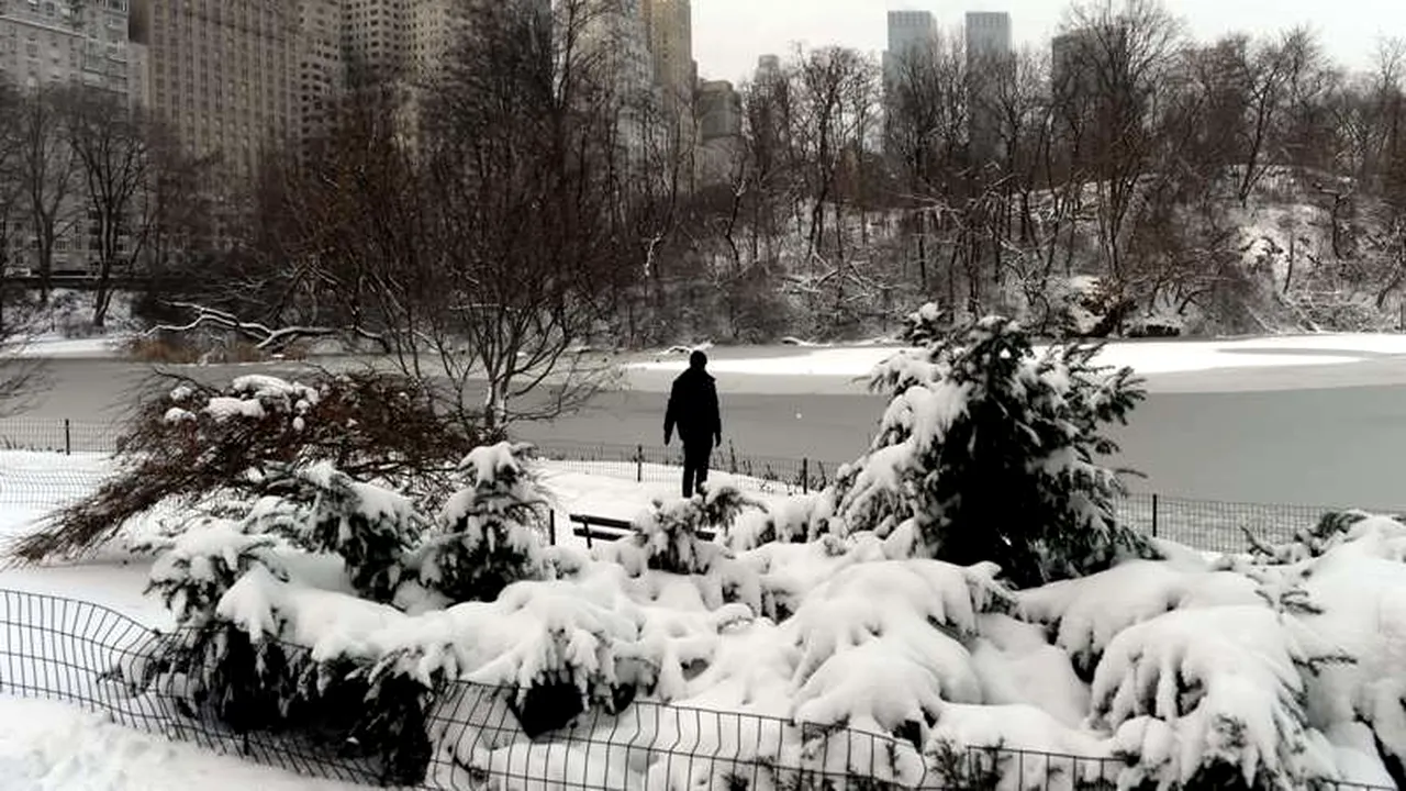 Un record de frig centenar a fost depășit în Central Park, la New York