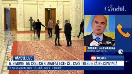GÂNDUL LIVE. Rareș Bogdan, europarlamentar PNL, despre prelungirea stării de alertă: PSD să demonstreze că există nereguli în activitatea Guvernului / Putem pierde următoarele alegeri, dar nu vom sacrifica sănătatea românilor | VIDEO