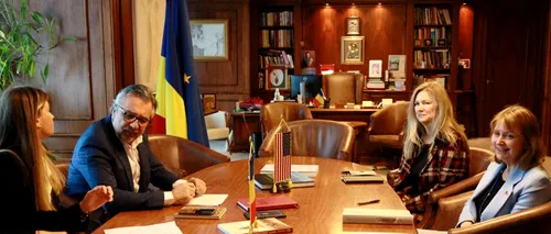 Ministrul Culturii s-a întâlnit cu ambasadoarea SUA în România: ”A fost un dialog extrem de aplicat”