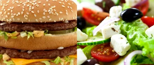 Cinci salate mai periculoase pentru siluetă decât un Big Mac
