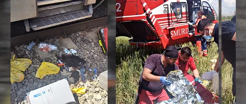 Un jandarm din Bacău, aflat în timpul liber, a salvat viața unui bărbat călcat de tren