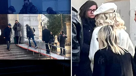 Imagini de la înmormântarea tatălui Loredanei Groza. Artista, îmbrăcată în alb la ceremonia de rămas-bun