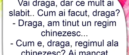 Bancul de vineri | Ce este dieta chinezească