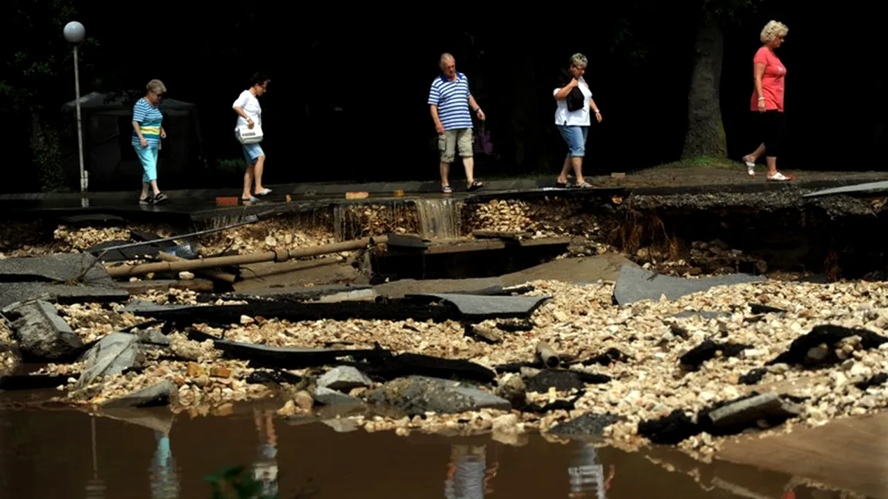 Doi morți în inundațiile de la Burgas, pe malul Mării Negre