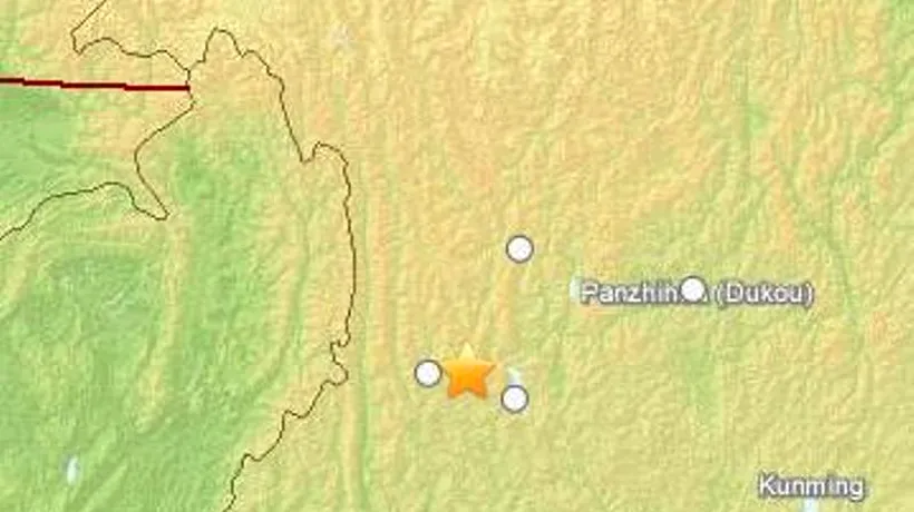 Cutremur în China. Cel puțin 20 de persoane au fost rănite
