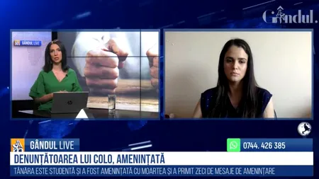 GÂNDUL LIVE. Andreea Rusu, Asociația Filia, după plângerea împotriva lui Colo : „Cei care ne urmăresc și în general ne amenință au reușit să personifice aceasă ură”