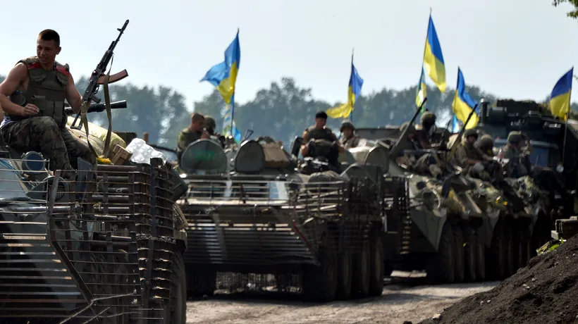 Ucraina anunță că armata sa a fost vizată de tiruri de artilerie din Rusia