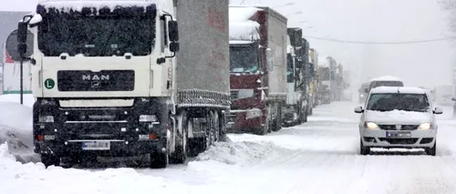 Circulația spre și în stațiunea Harghita Băi se desfășoară cu dificultate, din cauza zăpezii