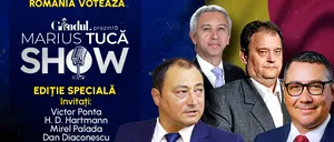 Marius Tucă Show începe duminică, 1 decembrie, de la ora 19.00, live pe gândul.ro. Ediție Specială – România votează!