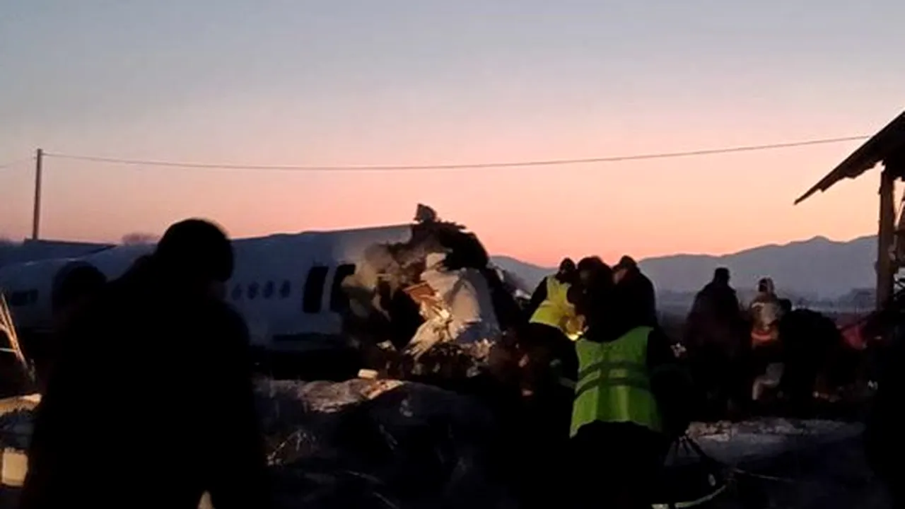 Accident aviatic în Kazahstan. Cel puțin 14 morți și 22 de răniți