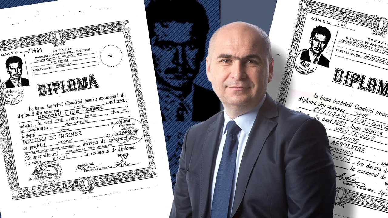 Premierul Ilie Bolojan își publică diplomele după ce presa a scris că ar fi probleme cu anii de studii. De vină pentru neconcordanțe, ARMATA