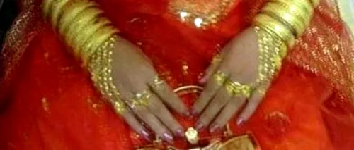 Mireasa de aur a Dinastiei Bling. A purtat 5 kilograme de aur în ziua nunții
