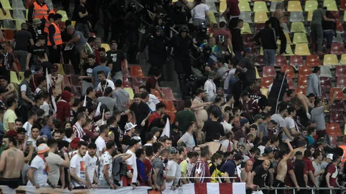 Violențele de pe Național Arena: 57 de suporteri au interdicție pe stadioane după derby-ul dintre Steaua București și Academia Rapid 