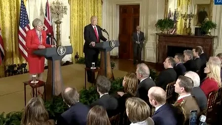 Anunțul lui Trump, despre NATO, după discuția cu premierul Theresa May