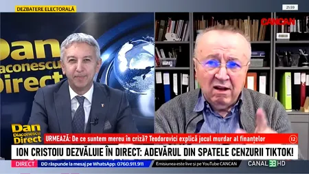 Ion Cristoiu: „Am avut o aventură pe TikTok...”