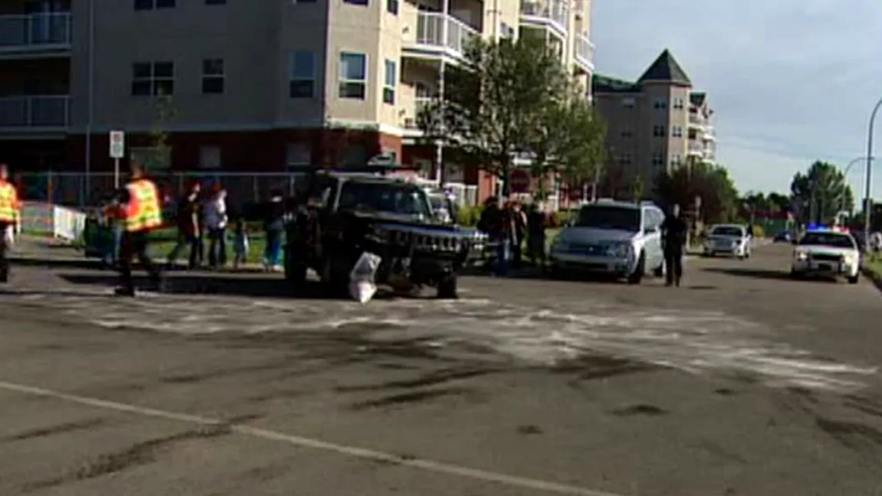 Erou la volanul unui Hummer. A provocat un accident pentru a salva viața unor copii