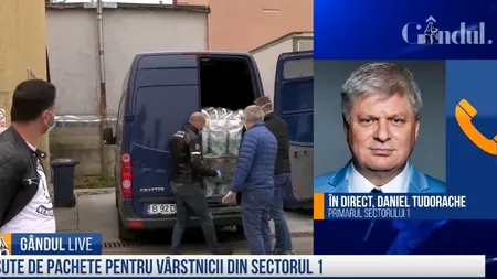 GÂNDUL LIVE. Daniel Tudorache, primarul Sectorului 1: „Există trei numere la telefon la care bătrânii pot suna pentru ajutor / Ordonanța ne permite să le oferim asistență” / Ce se va întâmpla de Paște