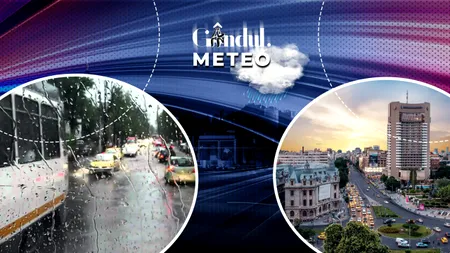 Cum va fi vremea la început de săptămână și când scăpăm de ploi, vânt și grindină. ANM, noi informații pentru Gândul