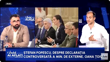 Ștefan Popescu: „Prin numirea Oanei Țoiu, s-a vrut o echipă mai PUTERNICĂ la Cotroceni”