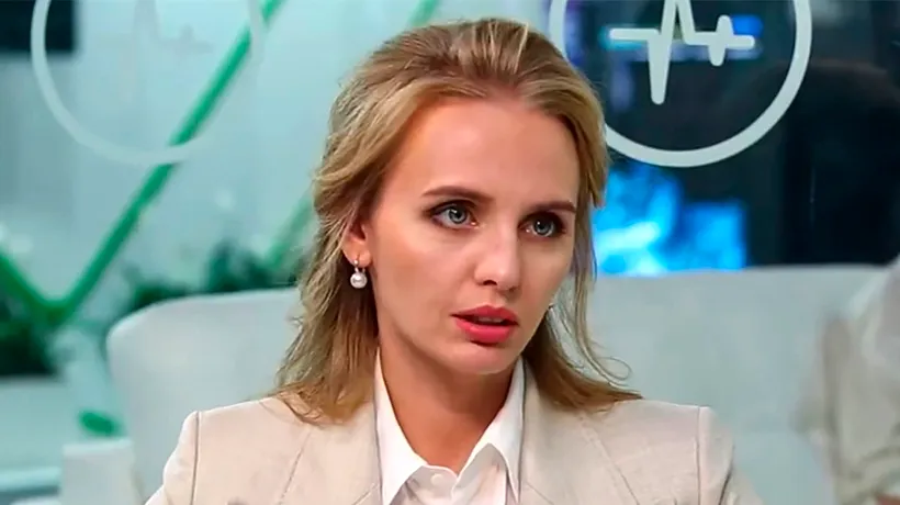 Cum vede fiica cea mare a lui Putin războiul din Ucraina. Ea critică puternic Occidentul invocând comploturi diabolice ale SUA și ale UE