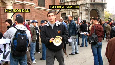 Ce făceau George Simion și Nicușor Dan ÎMPREUNĂ acum 13 de ani. Momentul în care au fost legitimați și duși la secție