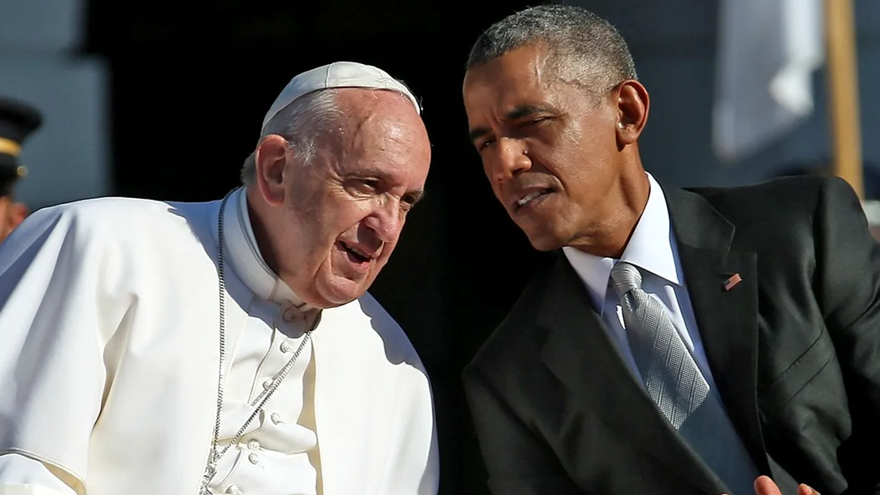 Iohannis, Obama, Papa Francisc și președintele Palestinei, la funeraliile lui Shimon Peres