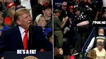 Incident la mitingul electoral al lui Trump. Președintele SUA a polemizat cu o protestatară și a făcut-o „grasă”