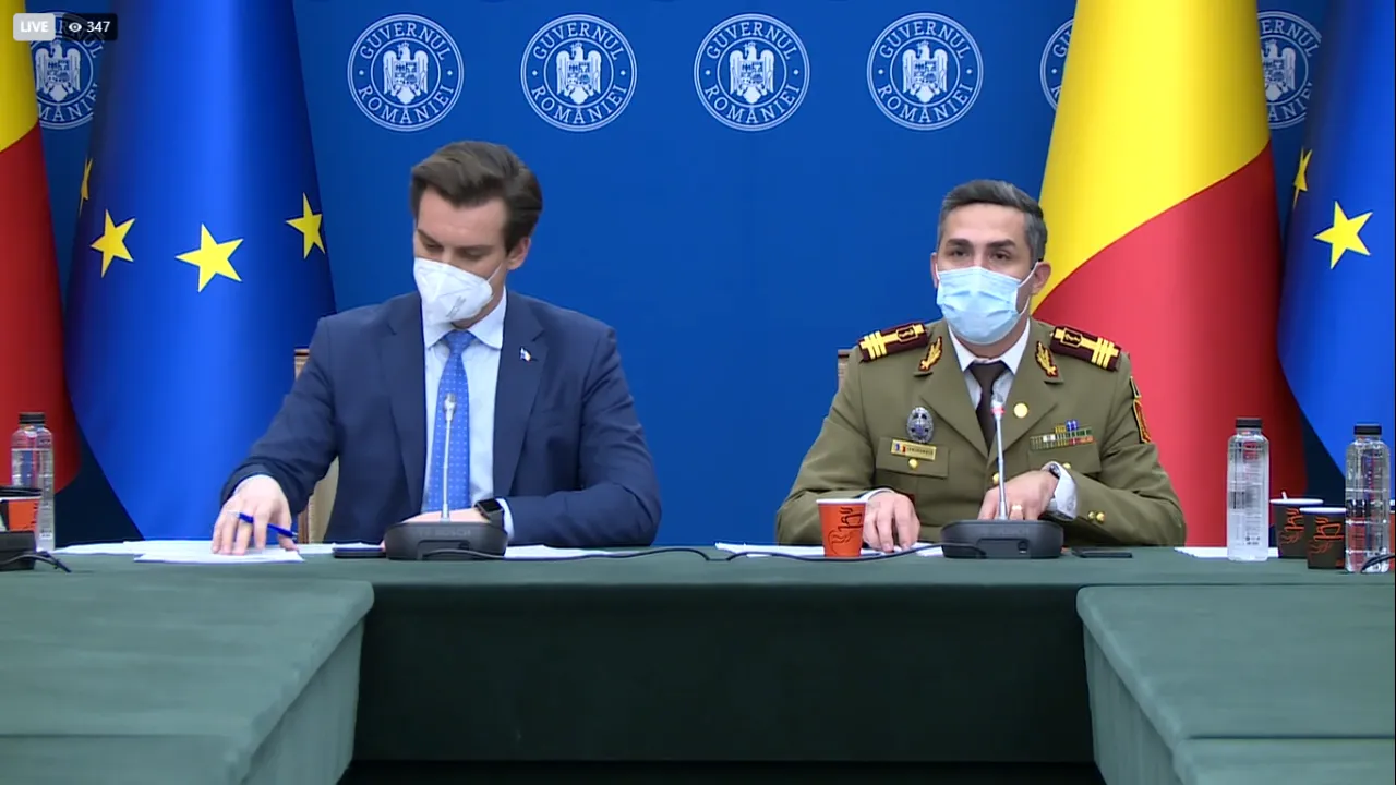 Valeriu Gheorghiță: „Dacă păstrăm ritmul actual, la final de an vom avea 50% din populație vaccinată. Insuficient”
