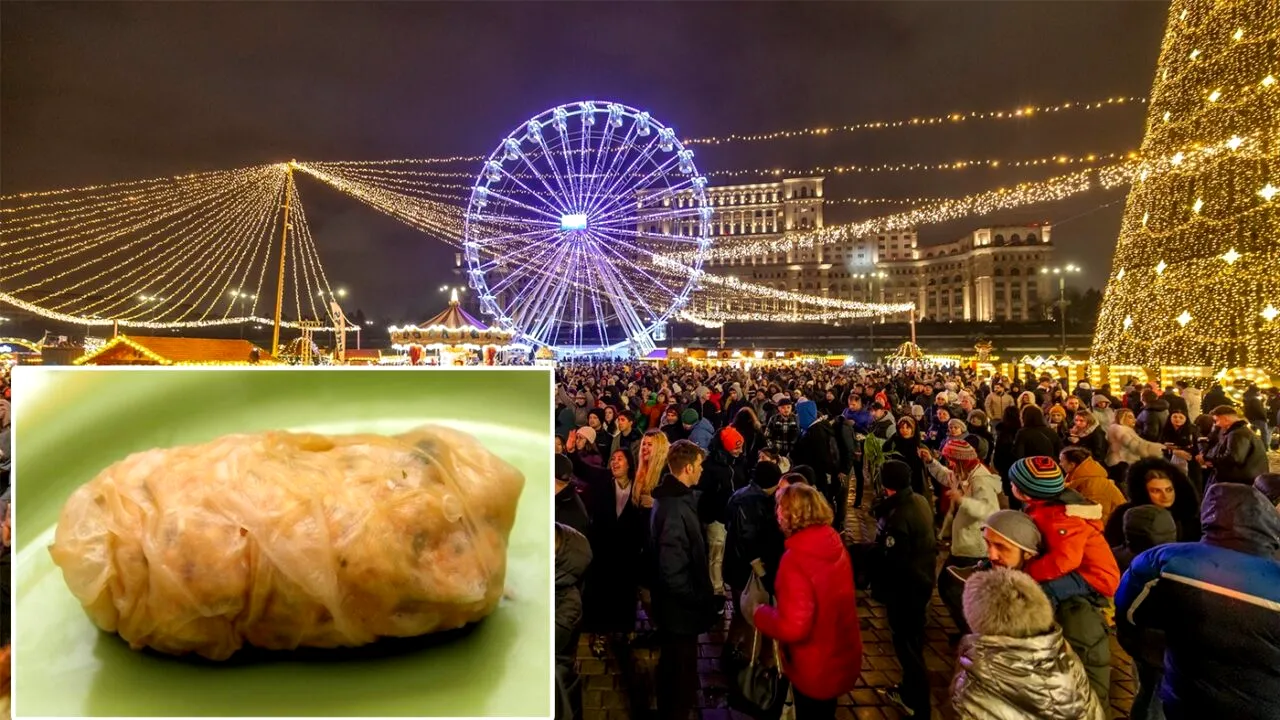 Câți lei costă o singură SARMA la Târgul de Crăciun 2024 din Piața Constituției