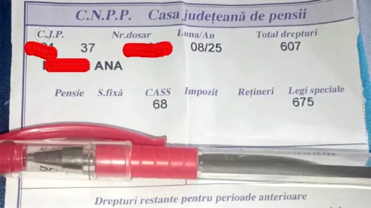 Categoria de pensionari din România care plătesc 10% CASS, chiar dacă au pensii SUB 3.000 lei