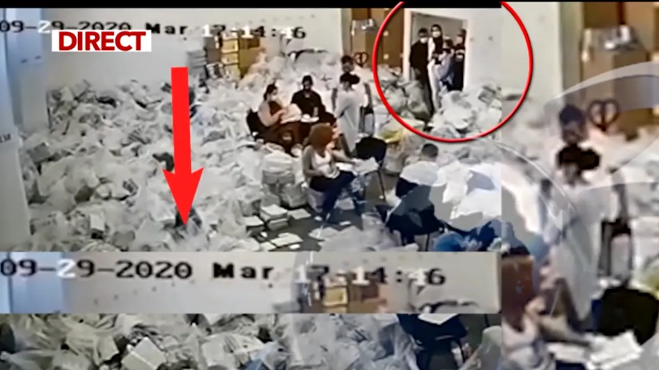 Apar noi imagini care ar înfățișa-o pe Clotilde Armand în sala de sortare a voturilor. Primarul neagă acuzațiile