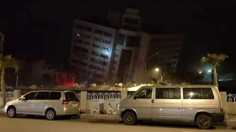 Cutremur de 6,4 grade în Taiwan. Cel puțin patru morți și peste 200 de răniți. Un hotel s-a prăbușit
