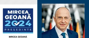 Mircea GEOANĂ pornește ca favorit în cursa pentru prezidențiale/ A cerut oficial OSIM să-i înregistreze sigla de campanie