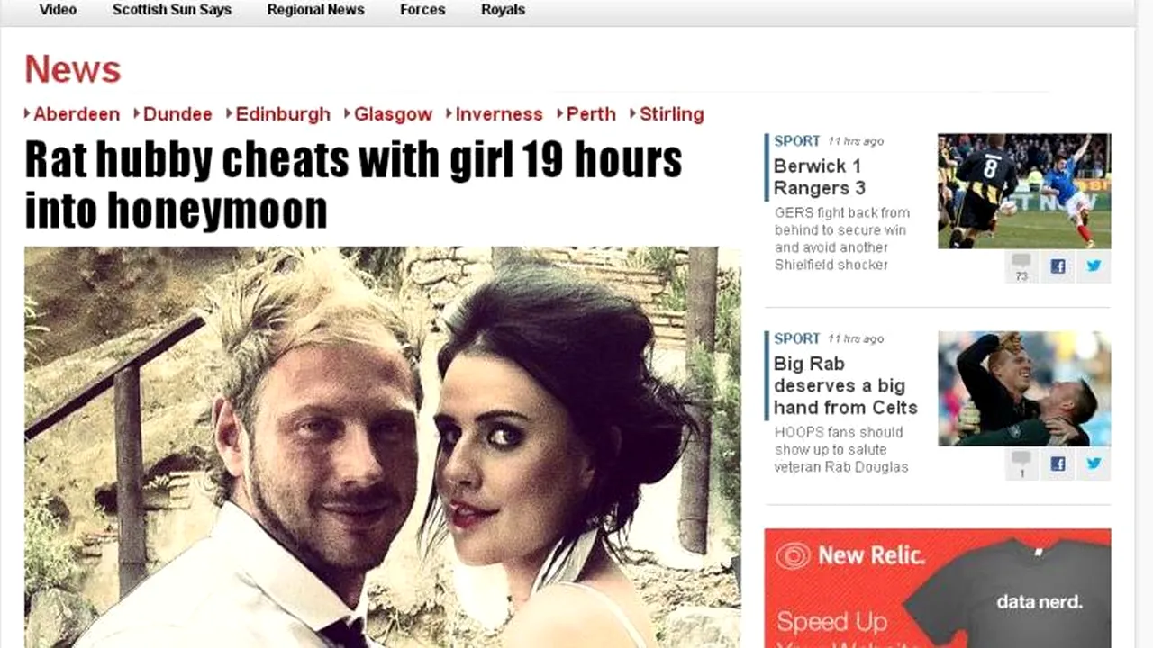 Cum s-a sfârșit luna de miere a unui cuplu britanic